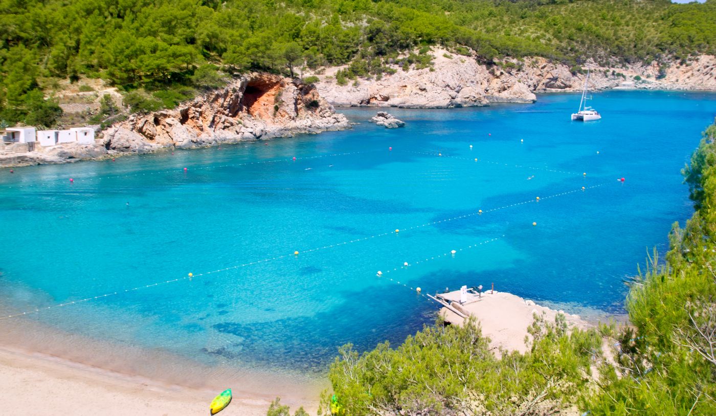 Ibiza Port de San Miguel beach by Lunamarina depositphotos