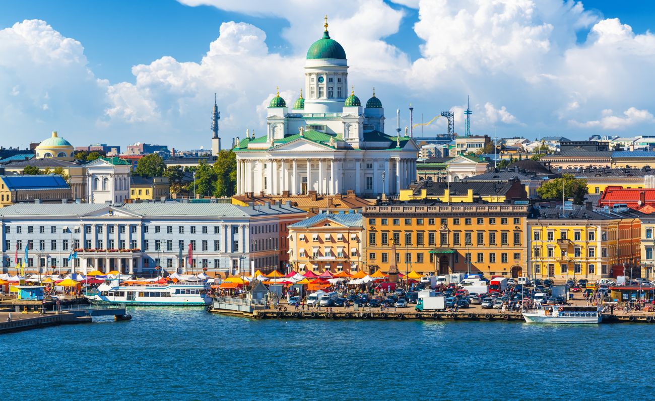 Helsinki Finska by Scanrail can stock photo