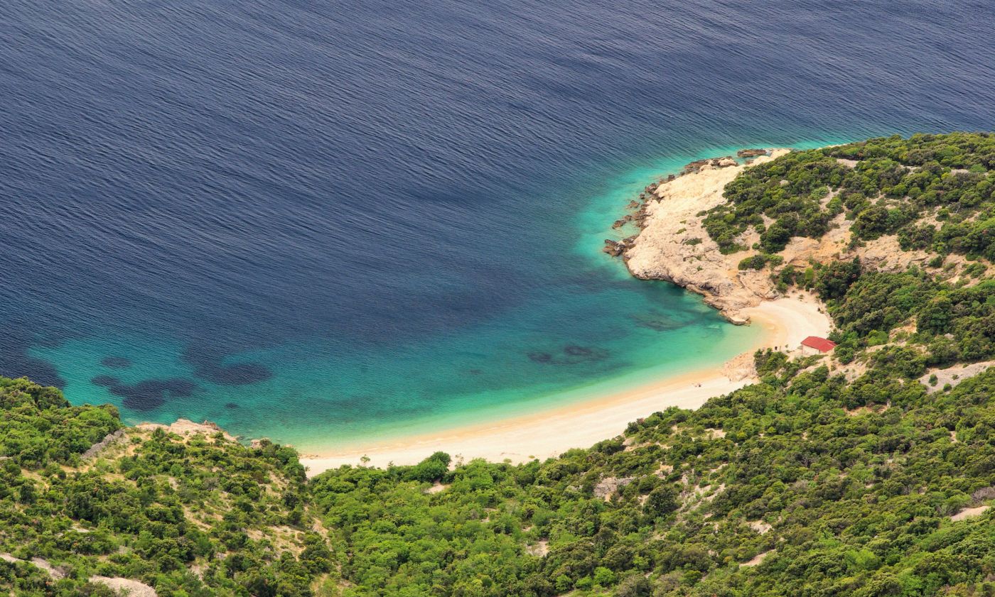 Plaža lubenice Cres otok croatia by lianeM can stock photos