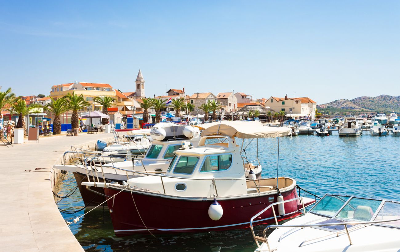Pakoštane croatia sea by tagstile can stock photo