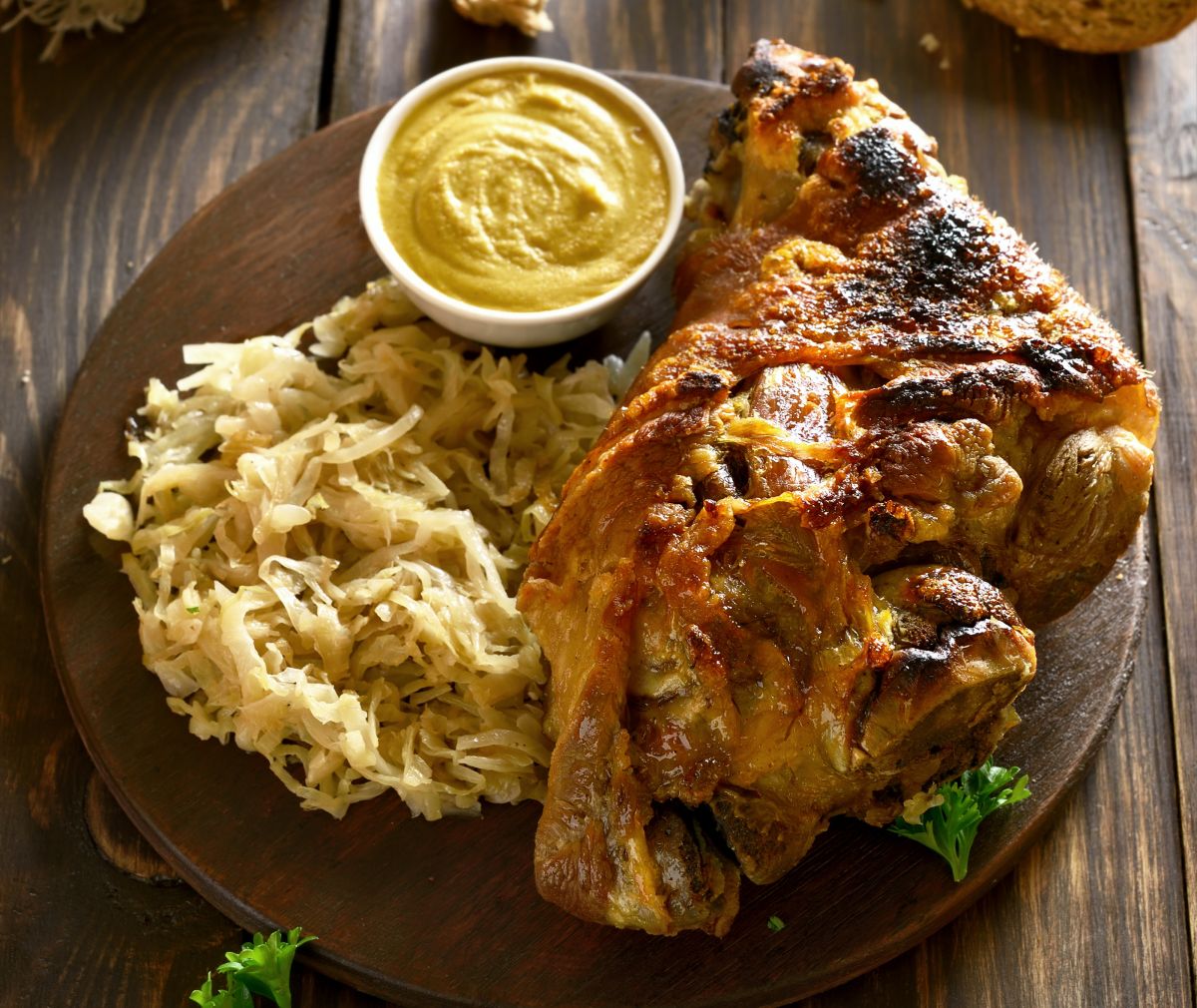 Eisbein germany food by voltan can stock photo