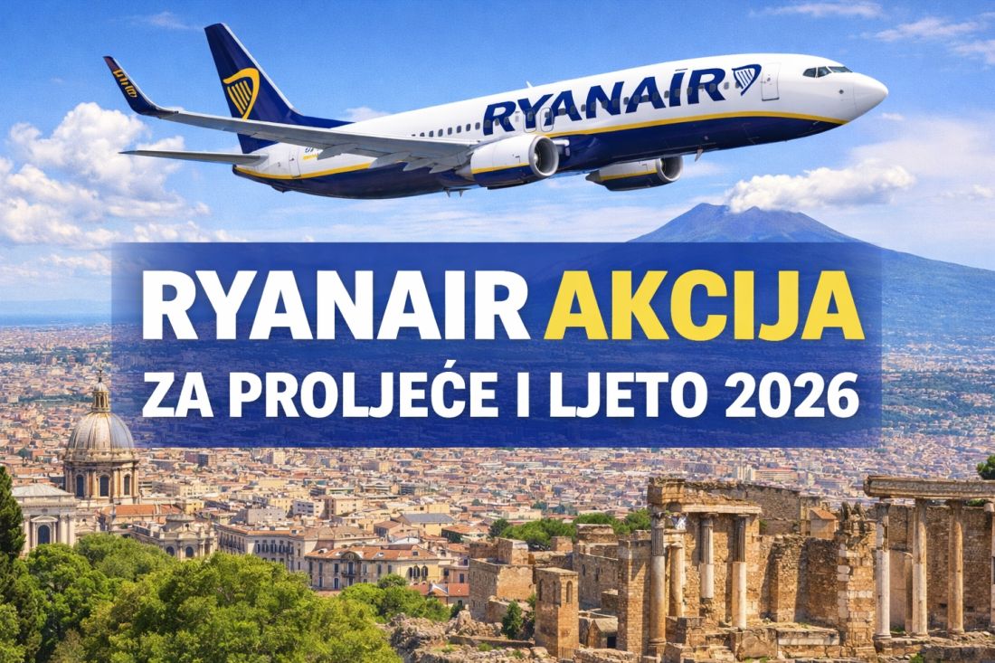 ryanair proljeće 2026