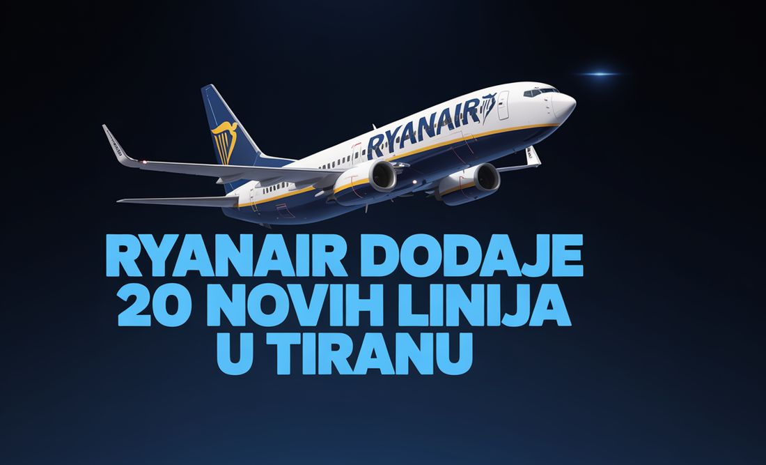 ryanair tirana 2026