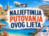 Najjeftinija putovanja iz Zagreba ovog ljeta