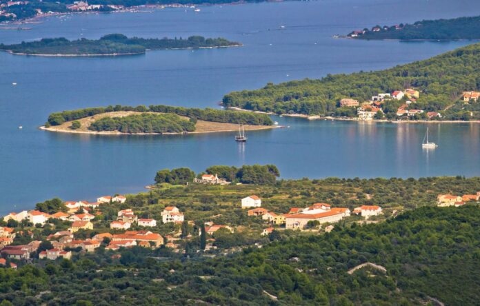 Pašman croatia neviđane xbrchx dreamstime
