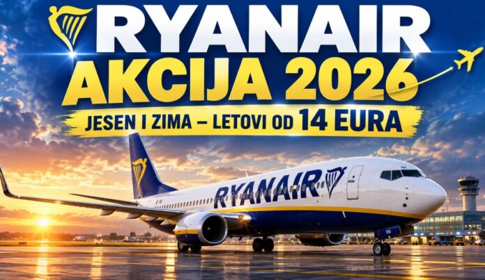 ryanair promocija 2026